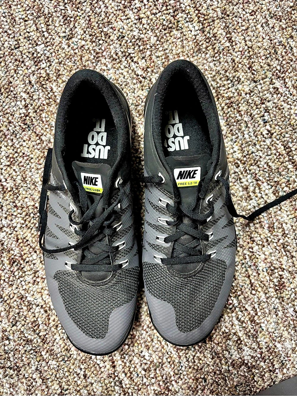 Nike Free 5.0 TR Fit 5 Flyknit Black & White Athletic Shoes